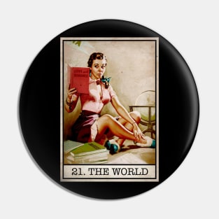 Tarot - The World Pin