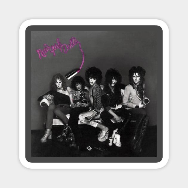 NEW YORK DOLLS ALBUM Magnet by The Jung Ones