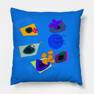 Blue Abstraction Pillow