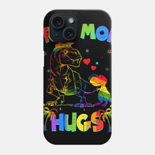 Free Mom Hugs Saurus LGBT Pride Phone Case