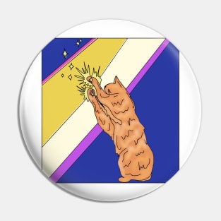 Glimmer kitty Pin