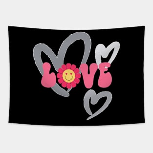 Love -Valentine's Day retro T-Shirt T-Shirt Tapestry