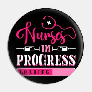 Nurse In Progress Nursing School Student Future Nurse Life Pin