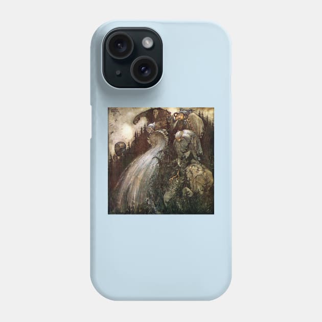 Troll Trouble - John Bauer Phone Case by forgottenbeauty