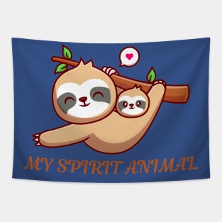 Sloth,is my spirit animal Tapestry