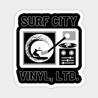 Surf City Vinyl Records Magnet