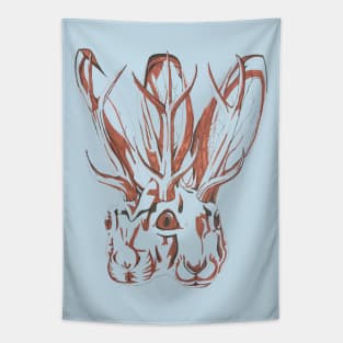 Conjoined Jackalope Tapestry