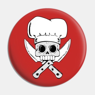 Cook skull Pin