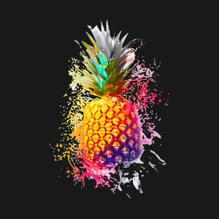 Colourful pineapple art T-Shirt