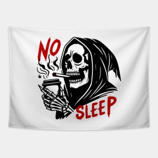 No sleep grim reaper Tapestry