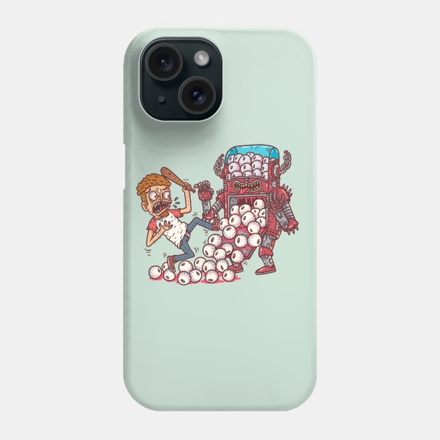 Robot Eyeball Phone Case by hex