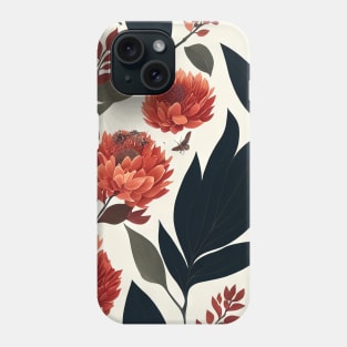 Chromatic Botanic Abstraction #77 Phone Case