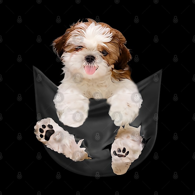 Shih tzu with love by designathome