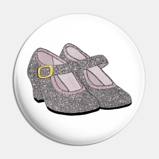 Glitter Shoes Pin