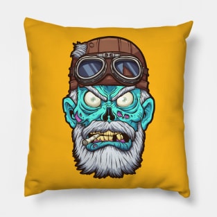 Zombie biker Pillow