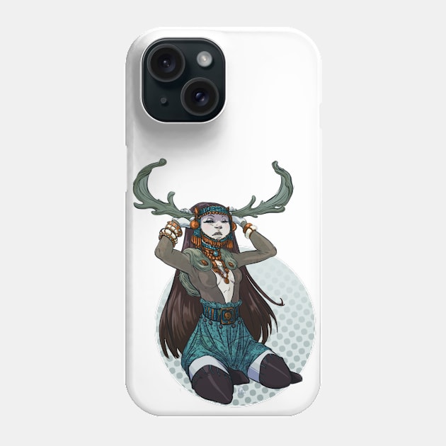 Winter Horns Phone Case by LaurenceB