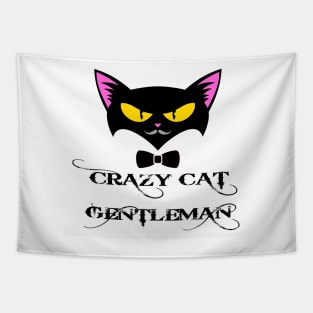 Crazy Cat Gentleman Tapestry