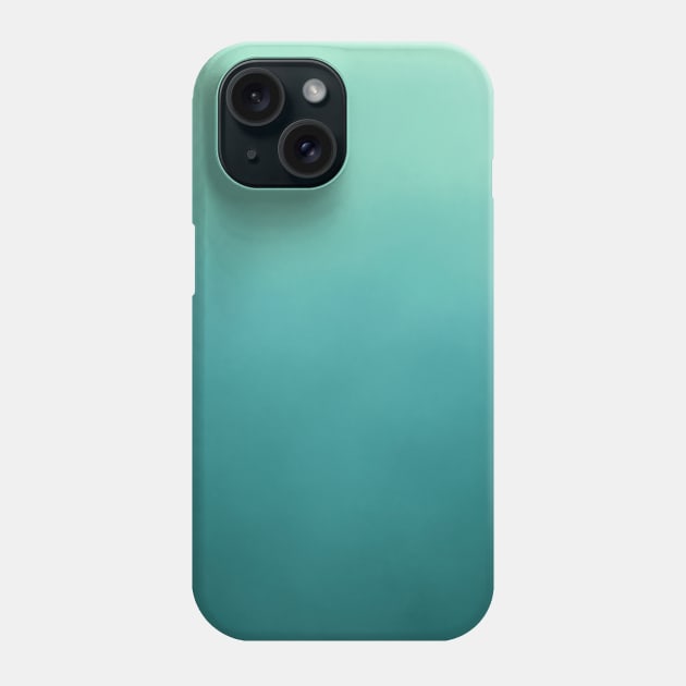 Teal Blue Gradient Modern Abstract Phone Case by Trippycollage