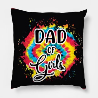 dad of girls Pillow