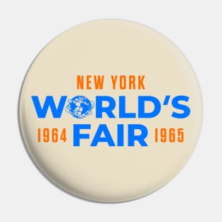 1964 1965 New York World's Fair Unisphere Letter Pin