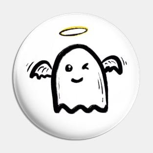 Angel ghost Pin