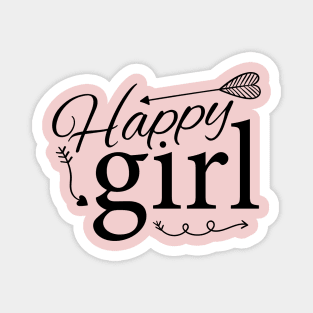 Happy Girl Magnet