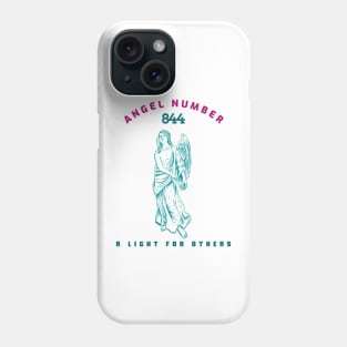 Angel Number 844 A light for others Phone Case