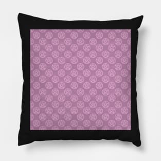 Light Pink Stone Pentagrams Pillow
