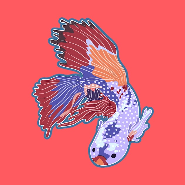 Colourful Betal Fish by JadedOddity