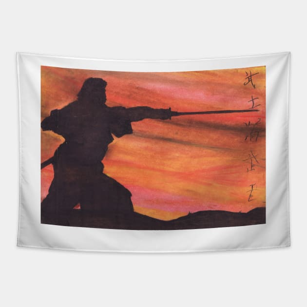 Samurai Warrior Tapestry by SpencerHart