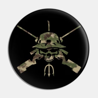 Sniper Rifle Skull - Camo Pin