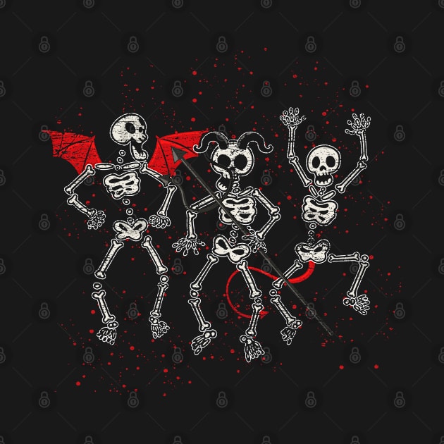 Funny Halloween Dancing Skeleton by ShirtsShirtsndmoreShirts