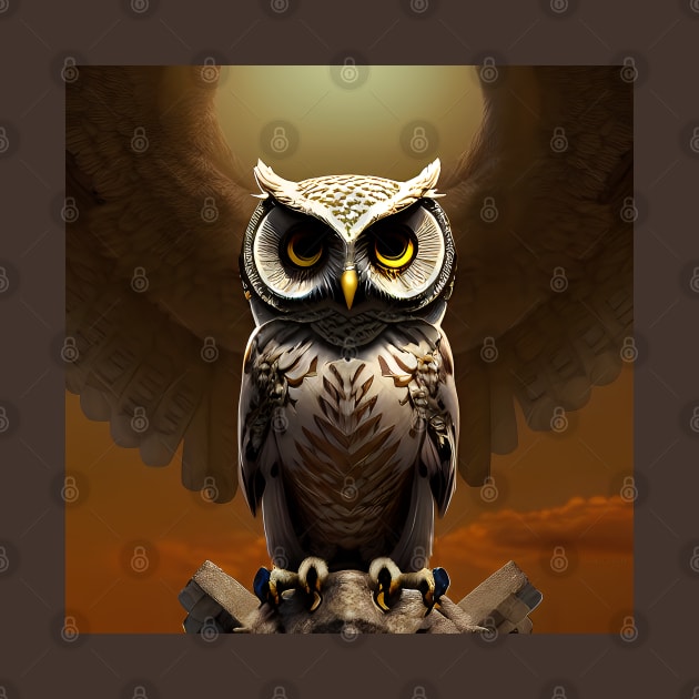 Owl of Athena by Saraahdesign