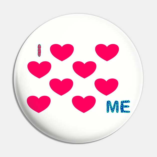 I love me Pin by Dataskrekk Mediekontor