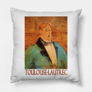 Portrait of Oscar Wilde by Henri de Toulouse-Lautrec Pillow