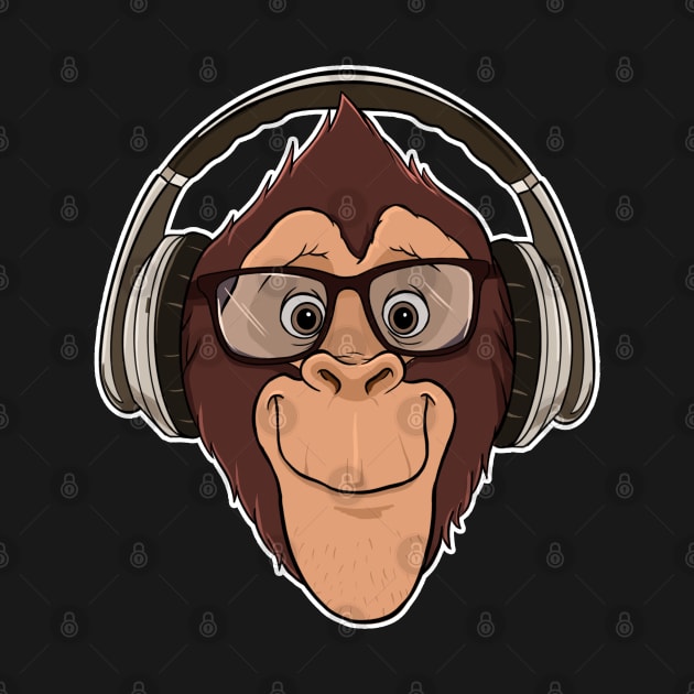 Monkey Music Headphones by GAMAS Threads