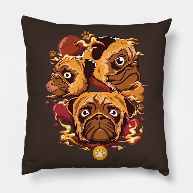My Pug Life Expression Pillow by mybeautypets