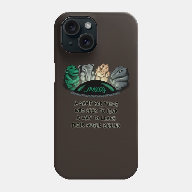 Jumanji Phone Case by rakelittle