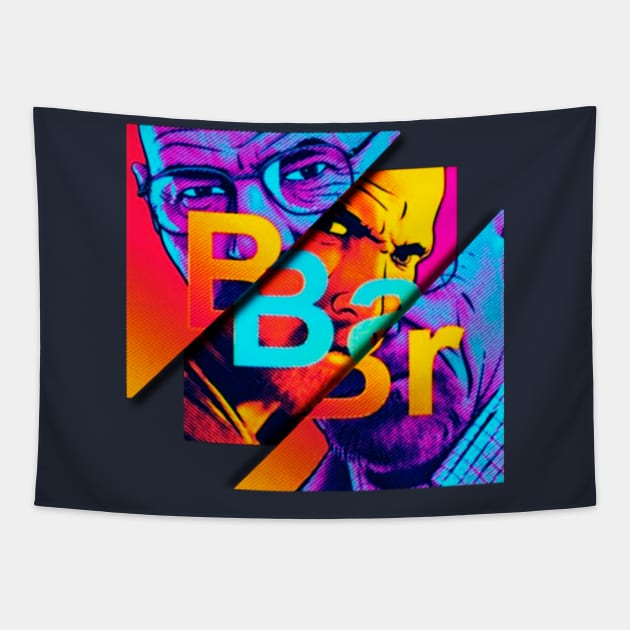 Breaking Bad: The Blue Meth Pop Symphony Tapestry by ArtEnTazado