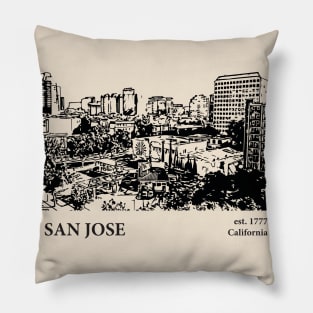 San Jose - California Pillow