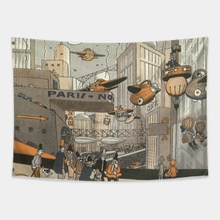 Vintage Science Fiction Tapestry