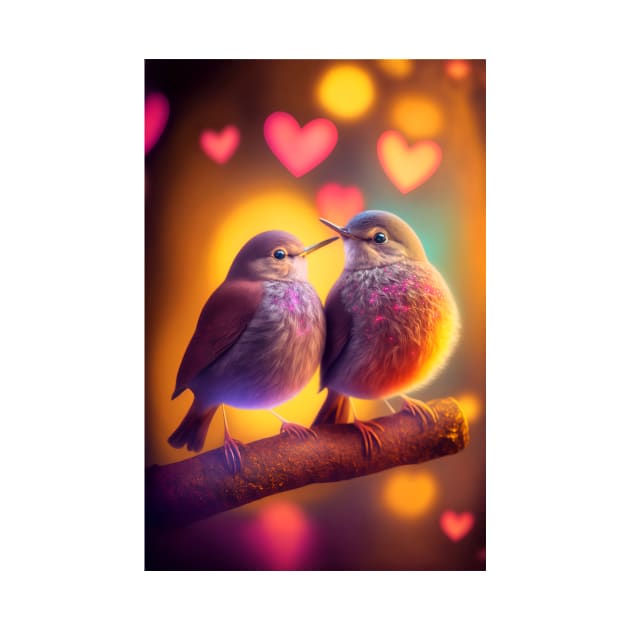 Love Birds 3 by redwitchart