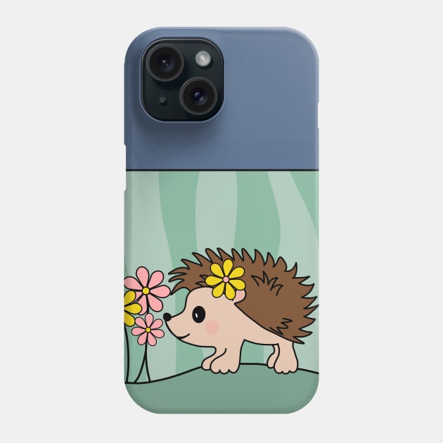Hello Hedgehog Phone Case by Slightly Unhinged