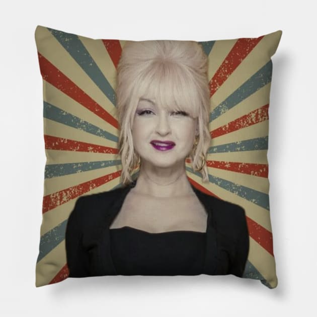 Cyndi Lauper Pillow by LivingCapital 