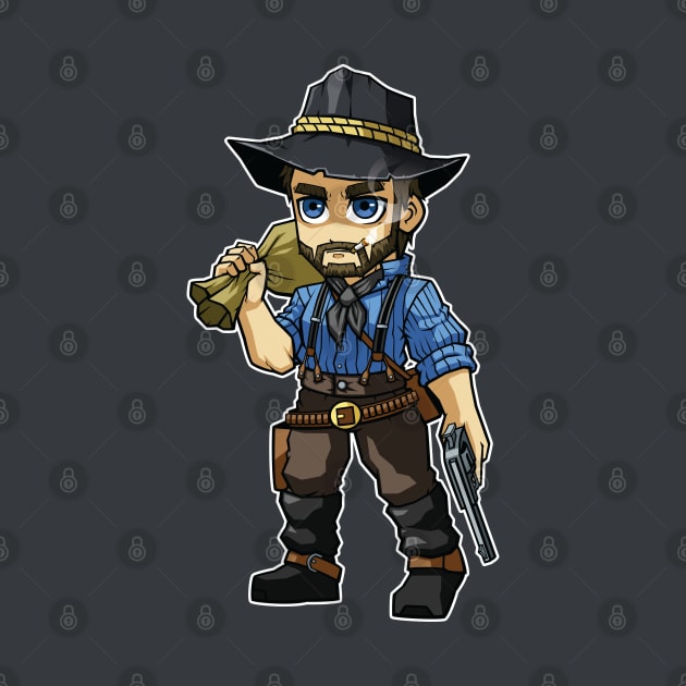 Chibi Arthur RDR2 by Xar623