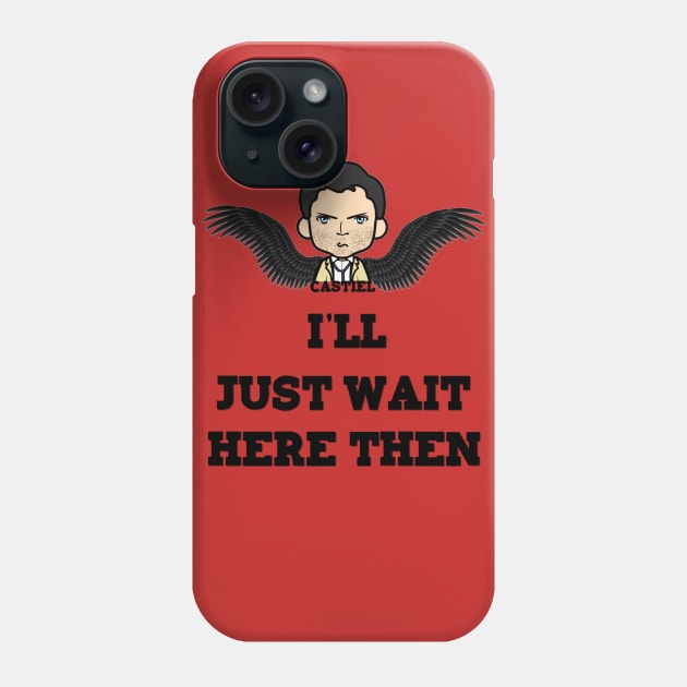 Castiel Waiting Phone Case by Winchestered