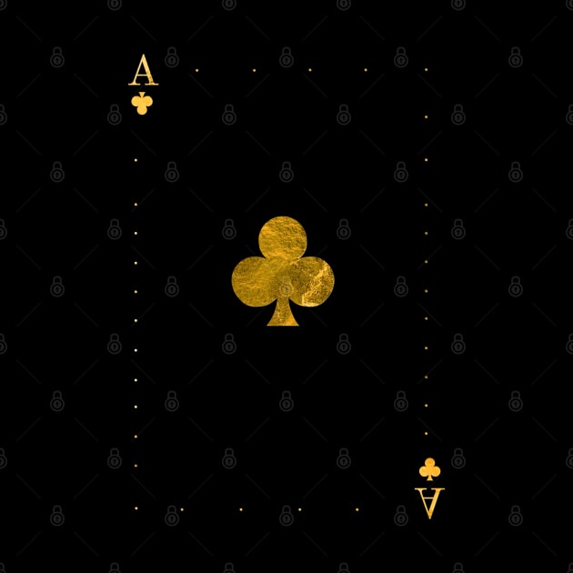 Ace of Clubs - Golden cards by GreekTavern