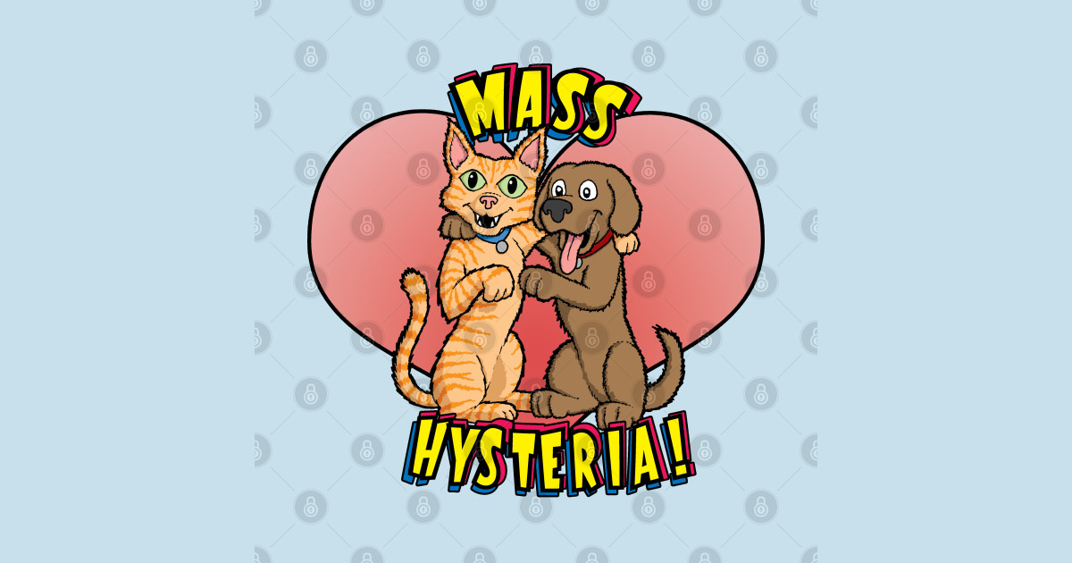 Dogs and Cats Living Together... Ghostbusters TShirt TeePublic