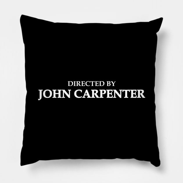 Directed By John Carpenter Halloween Horror Movies Vol.2 Pillow by Chiko&Molly