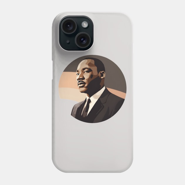 Inspire Unity: Festive Martin Luther King Day Art, Equality Designs, and Freedom Tributes! Phone Case by insaneLEDP
